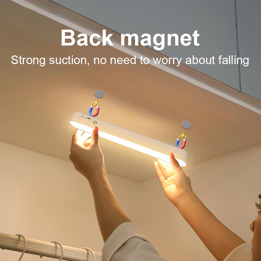 מנורת שולחן LED 2000mAh מנורת שולחן נטענת USB נטענת מגנטית מנורת שולחן מנורת הגנת עיניים מנורת שולחן ניתנת לעמעום אור קריאה