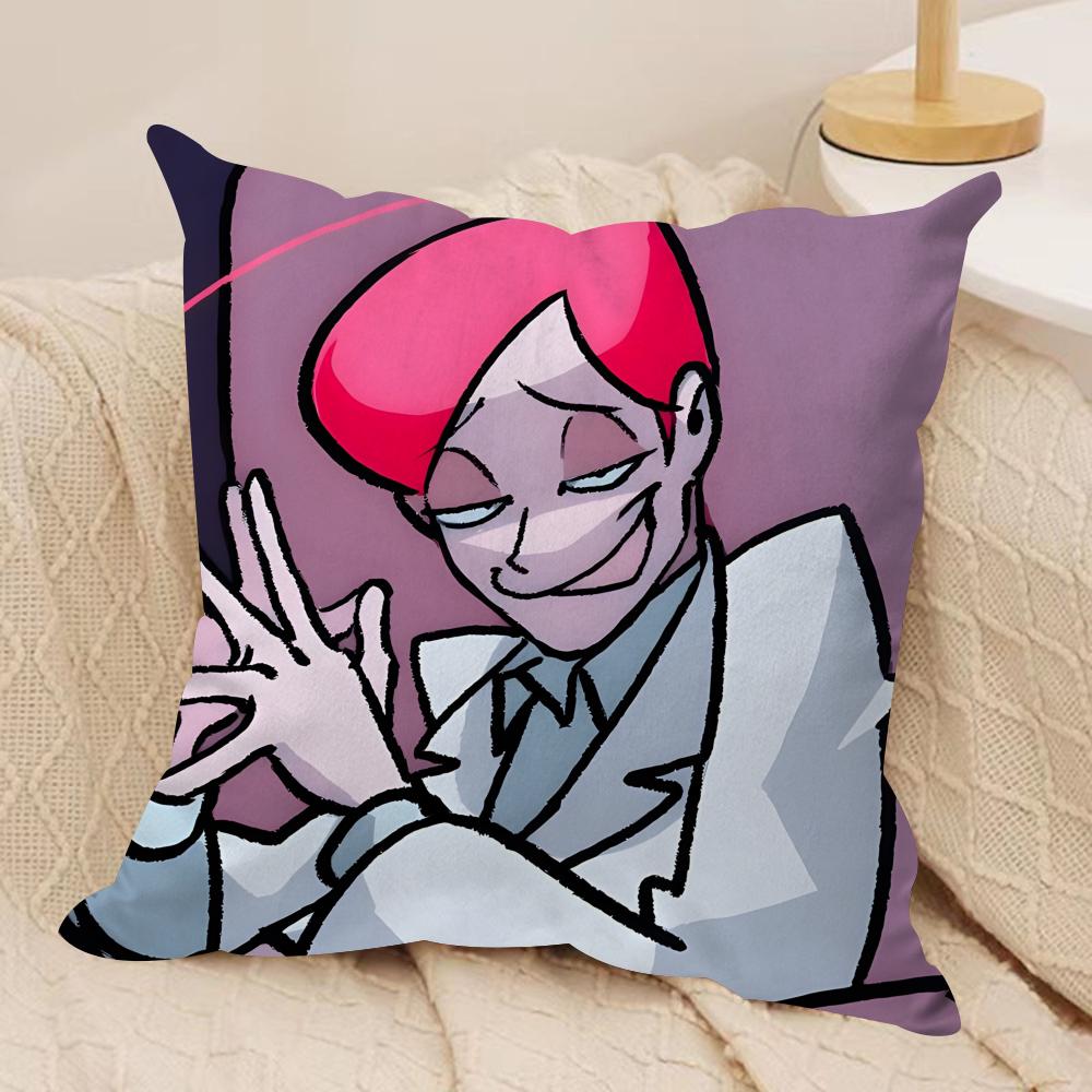 Psychocuties Mimi Cushion Cover Soft Plush Fabric DoubleSided Printed Sofa Cushion Cover for All Seasons Home Decor Gift