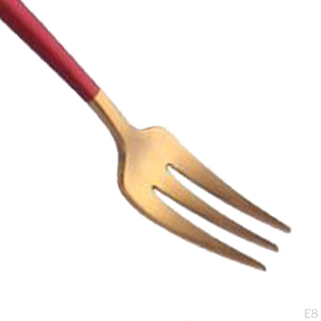 Stainless Steel Dinner Fork for Fruit / Salad - Kitchen Cutlery, 5.24 inch