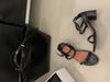 High Heels Niche French Simple Open-toed Sandals Women's Shoes 2025 New Summer Thick Heel with Skirt Roman Shoes