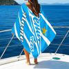 1PC Custom Name Beach Towel Zenit FC Crest Beach Towel, Suitable for Camping, Travel, Beach Accessories, Super Absorbent, Family Gift