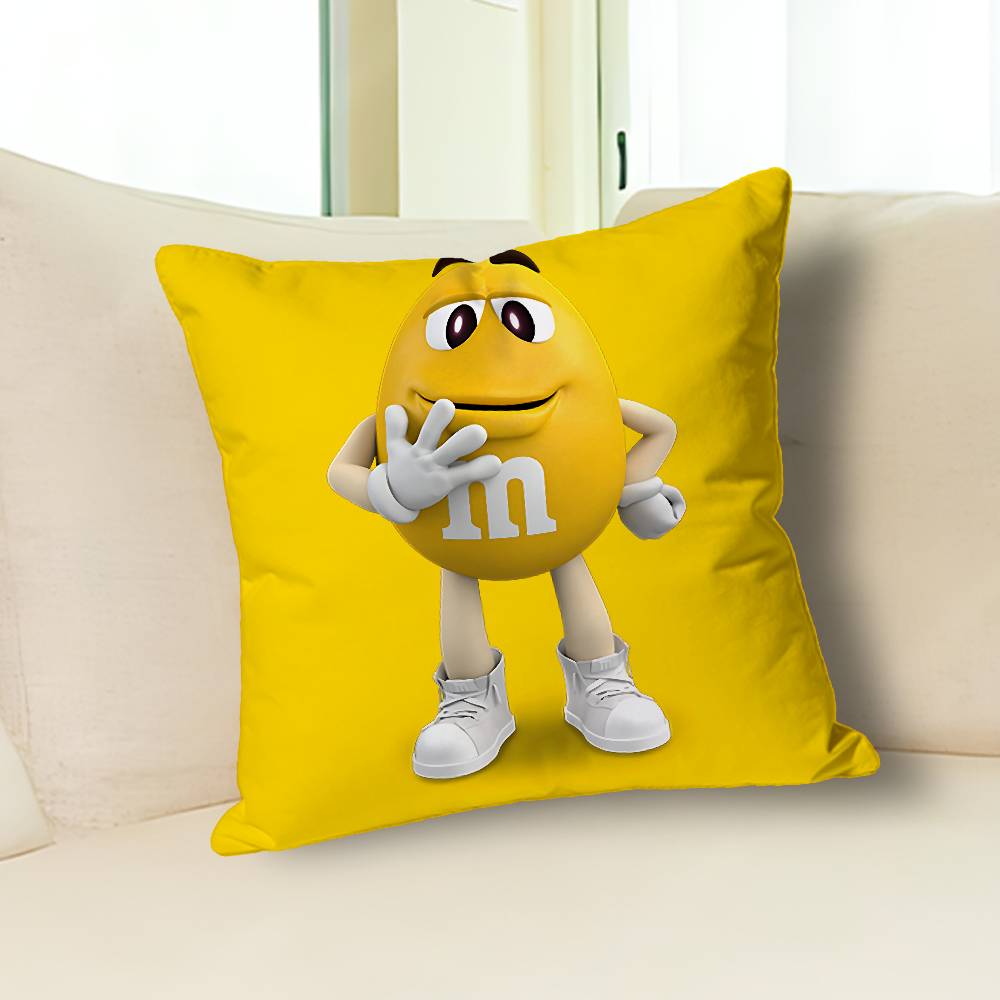 M-M-Ms-S C-Chocolates-S Various Sizes Square Pillow Case For Car Home Bedchamber Decor Custom Valentine gift