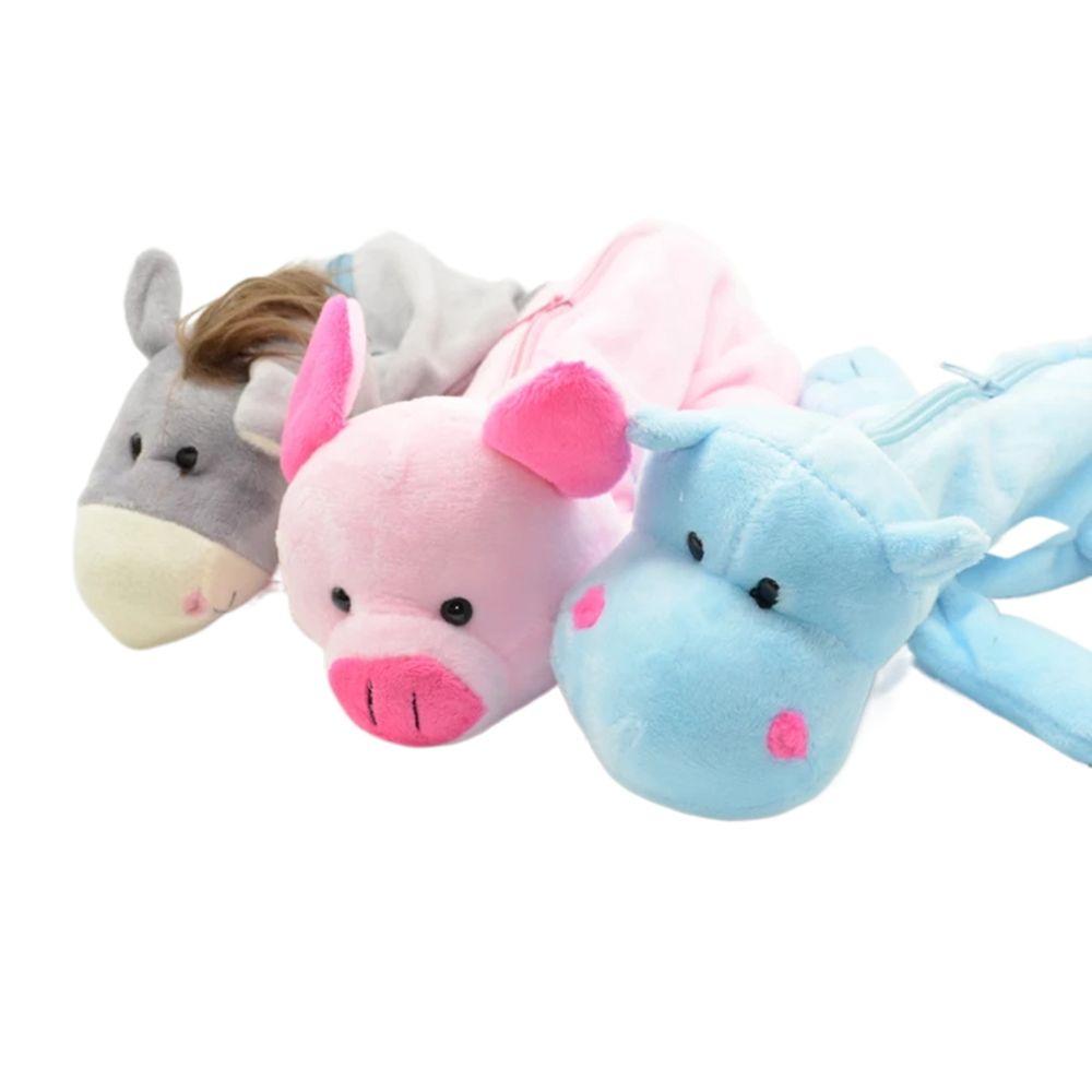 Stationery Elephant Lion Creative Student Cosmetic Bag Stationery Bag Plush Pencil Bags Pencil Case