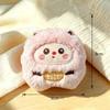Pp Cotton Little Sheep Plush Keychain Soft Comfortable Cartoon Animal Stuffed Doll Backpack Decor Gifts For Kids Girls