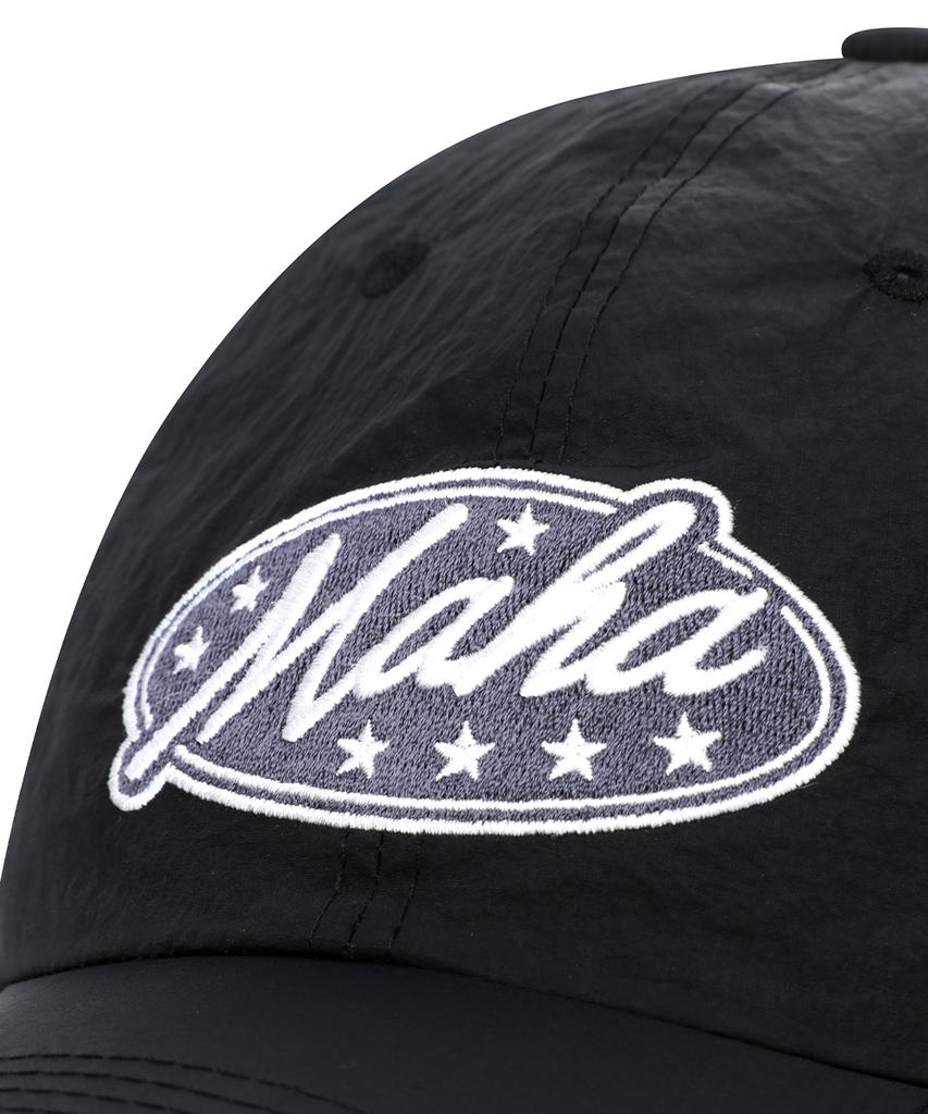 MAHAGRID Star Oval Nylon Cap Black(Mg2Fsmab26A)