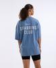 BOXRAW Sparring Club Oversized T-Shirt - Women'S W Bxrw-Spclt-W [Washed Baby Blue] (Type C)