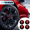 4PCS Skull Car Wheel Hub Center Cap Sticker, 2.2" Personalized Metal Wheel Emblem Sticker, Waterproof Automotive Hub Decorative Decal Cover, Car