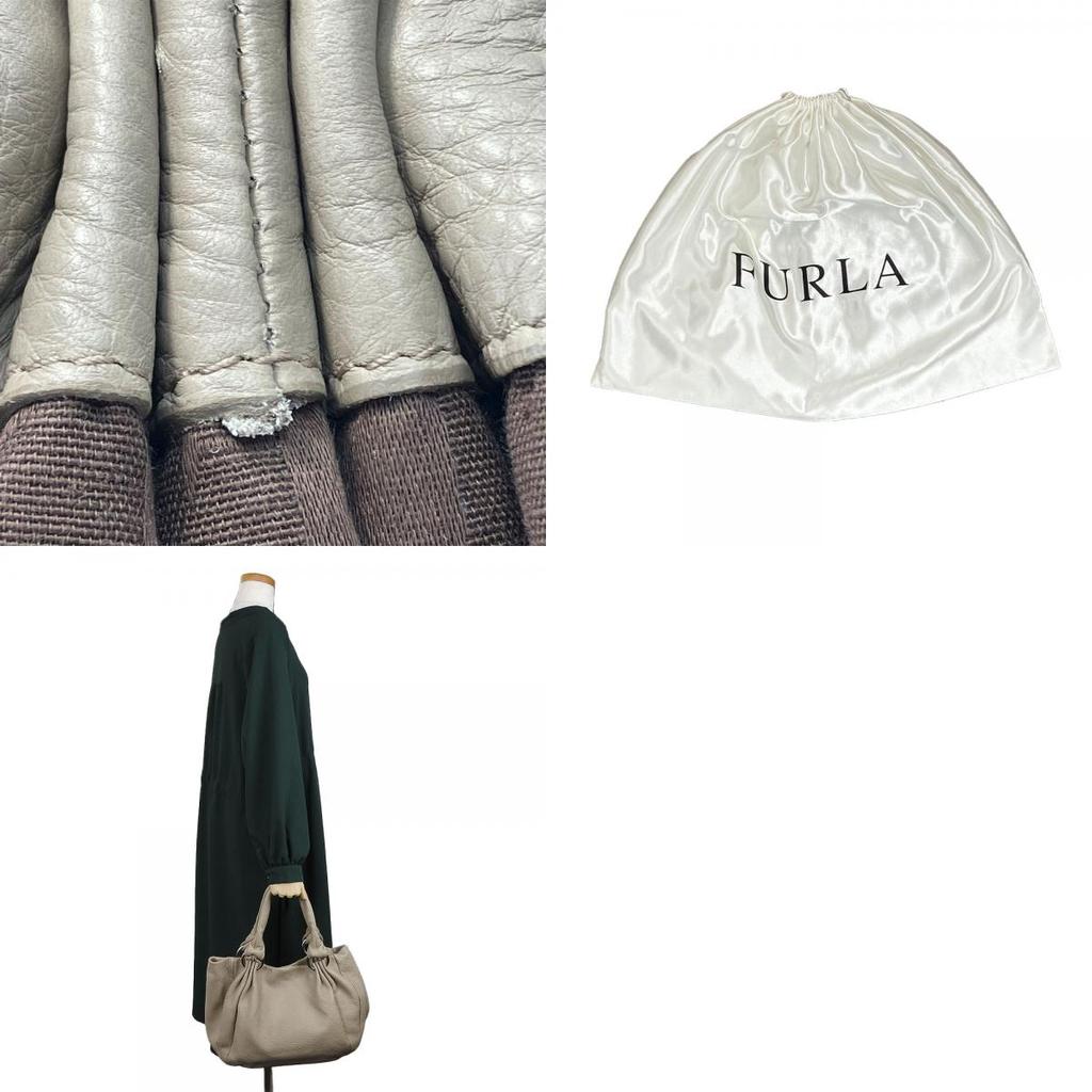 USED Furla F5191 leather Gurege Women