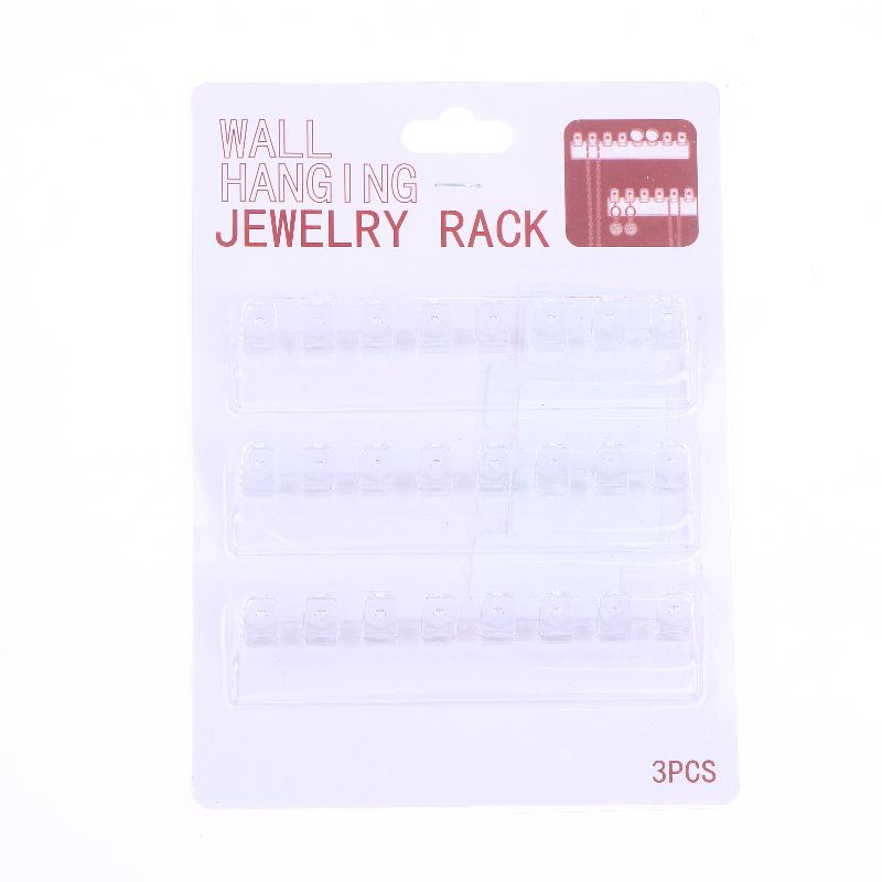 

2/4/6Sets Wall-Mounted Transparent Acrylic Jewelry Organizer Hooks - Durable Polished Plastic Multi-Functional Hook Design 2Set
