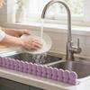 Silicone Sink Splashback For Kitchen And Bathroom With Suction Cup, Faucet Splasher To Keep Clothes Dry And Countertops Clean