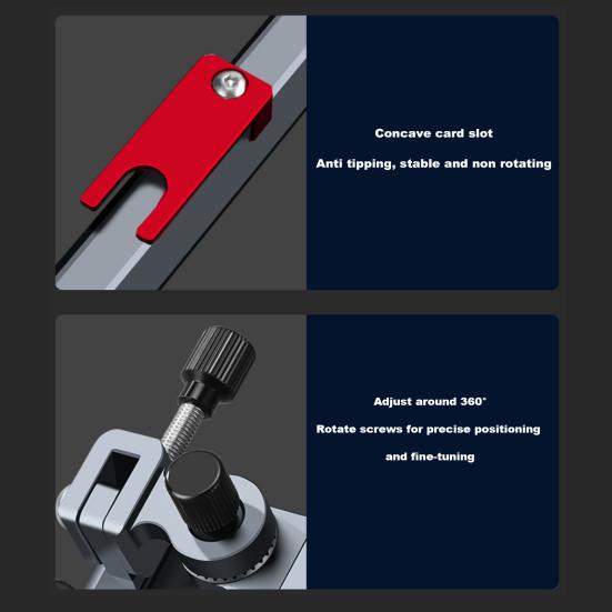 Dvojitý držák rybářského prutu Nastavitelný o 360 stupňů Hliníková slitina hořčíku Vysoce výkonný stojan na rybářské pruty Venkovní příslušenství pro rybaření