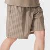 Nike Sportswear SS25 Brand Logo Striped Quick-Dry Breathable Woven Lace-Up Sports Shorts Men Shorts Brown IF0378247