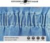 Veste en jean décontractée à col en V, style coréen, perles, pour le printemps et l'automne 2024 - Haut polyvalent amincissant pour la taille, mode femme
