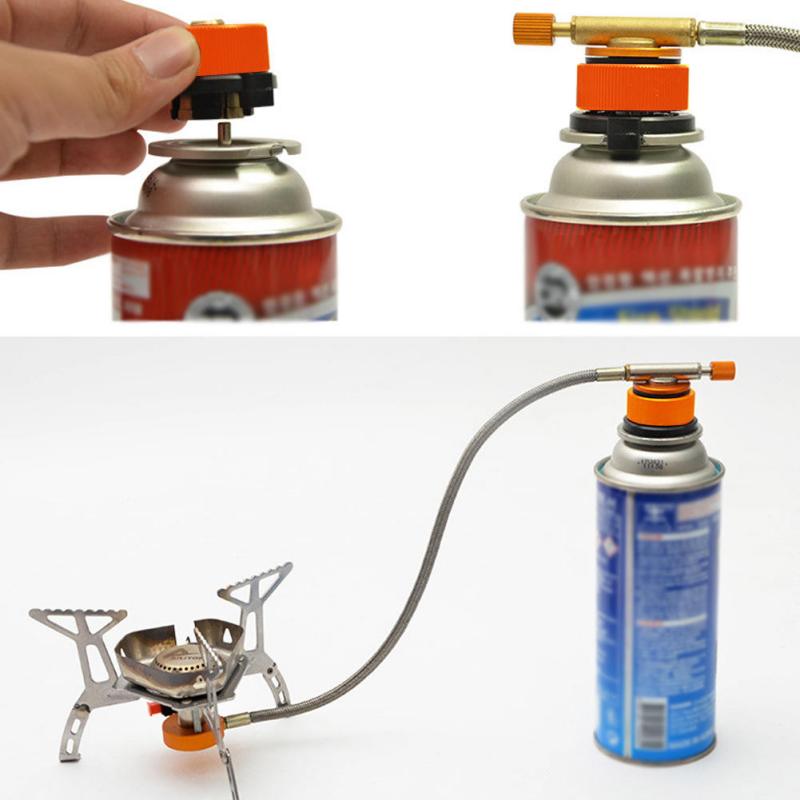 Gas Convert Adapter, Camping Gas Bottle Adapter, Camping Stove Connector Gas Bottle Adaptor for Butane Canister