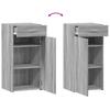 Sideboard Gray Sonoma 45 x 42.5 x 93 cm Particleboard