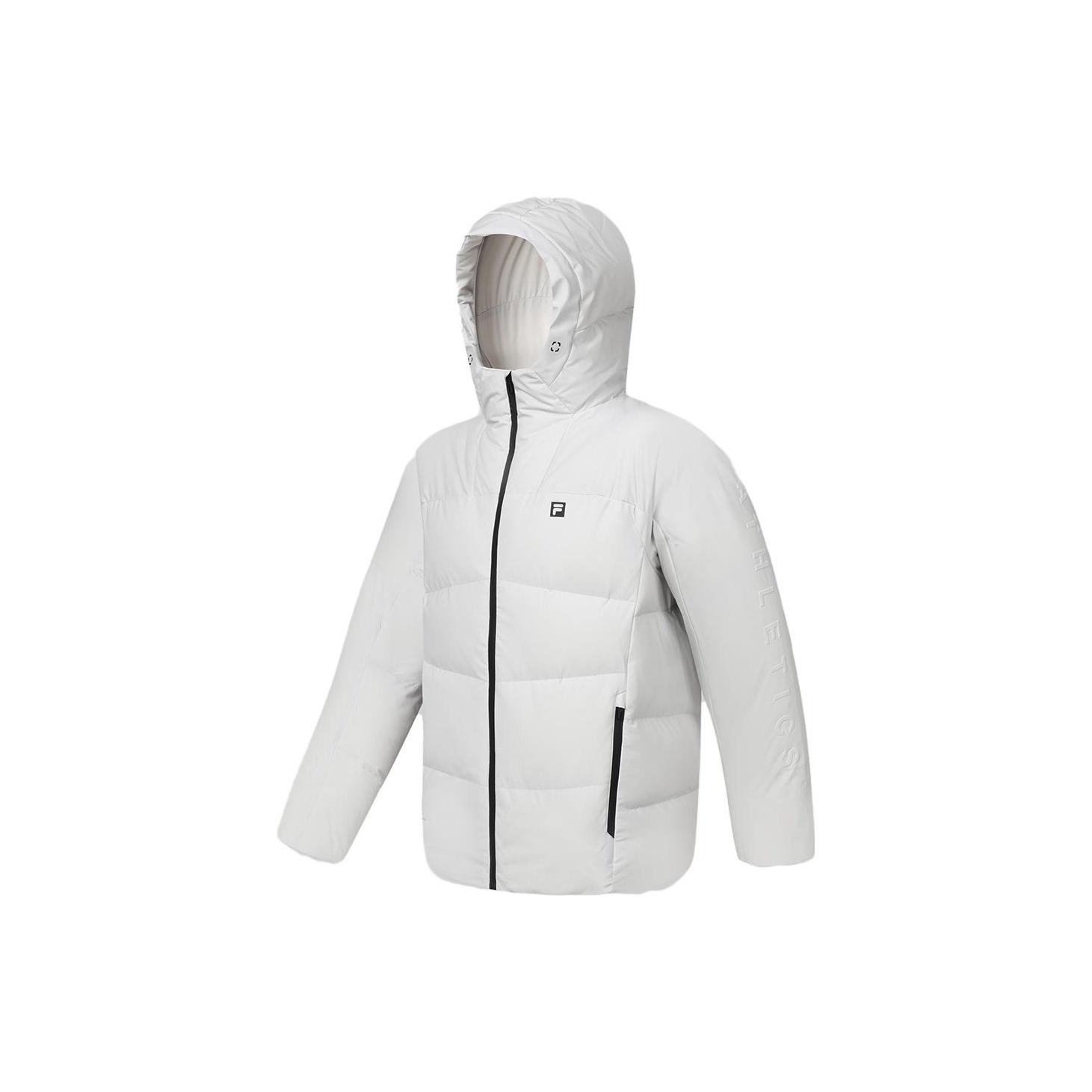 

FILA Official 2023 Winter New Down Jacket Basic Fitness Basketball Sports Hoodie Men topwear Light-Blue Gray A11M341904FGY L