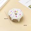 Creative Handmade Crochet Donut Keychain Pendant for Kids