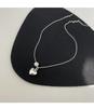 Korean Style Sweetheart Pearl Clavicle Necklace - Trendy Simple Peach Heart Design