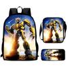 Transformers, Bumblebee Bag High Definition Multi-Function Oxford Lightweight Backpack