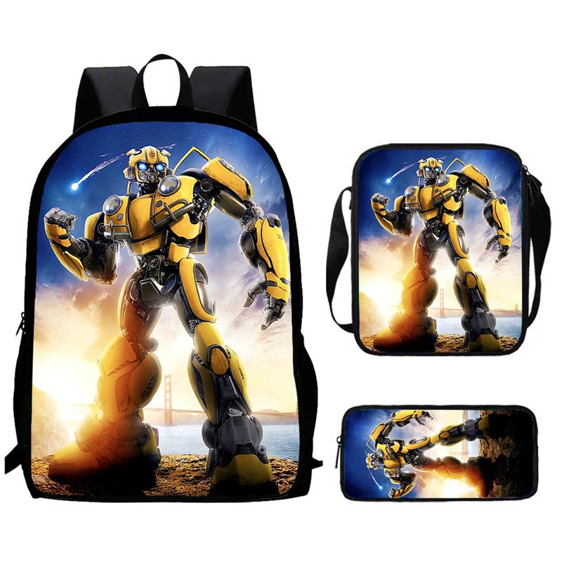 Transformers, Bumblebee Bag High Definition Multi-Function Oxford Lightweight Backpack