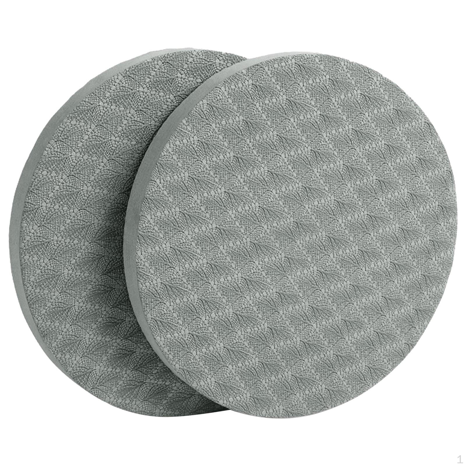 

Anti Small Round Knee Pad Pieces Portable for Gym Exercise сірий колір