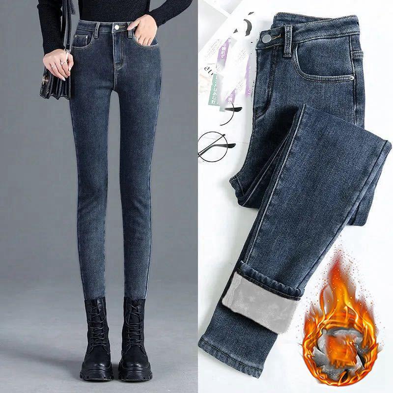 Frauen Winter Warme Leggings Super Elastische Plus Dicke Samt Feste Hosen All-Match-Stil Hohe Taille Schlank Push-Up mode Hosen