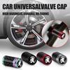 4pcs Carbon Fiber Car Wheel Tire Valve Cap Tyre Stem Cover Auto Accessorie For Peugeot 108 2008 206 207 306 308 508 107 3008 208