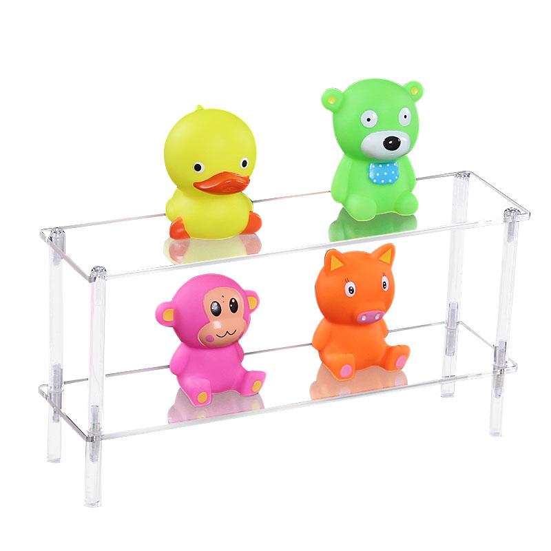 Clear Acrylic Display Riser Stand for Funko POP Figures, Cupcake Cosmetic Perfume Clay Doll Jewelry for Display Stand Organizer