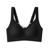 Traceless underwear women's big breasts show small breasts, anti-sagging soft support no steel ring bra new