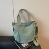 Canvas bag Lazy wind messenger bag Summer new large-capacity bag Women's shoulder tote bag
