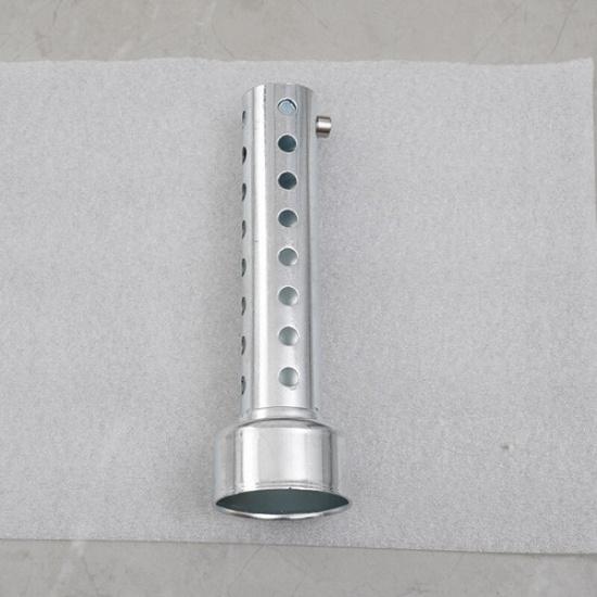 1*42mm Silver Universal Motorcycle Exhaust Can DB Killer Silencer Muffler Baffle