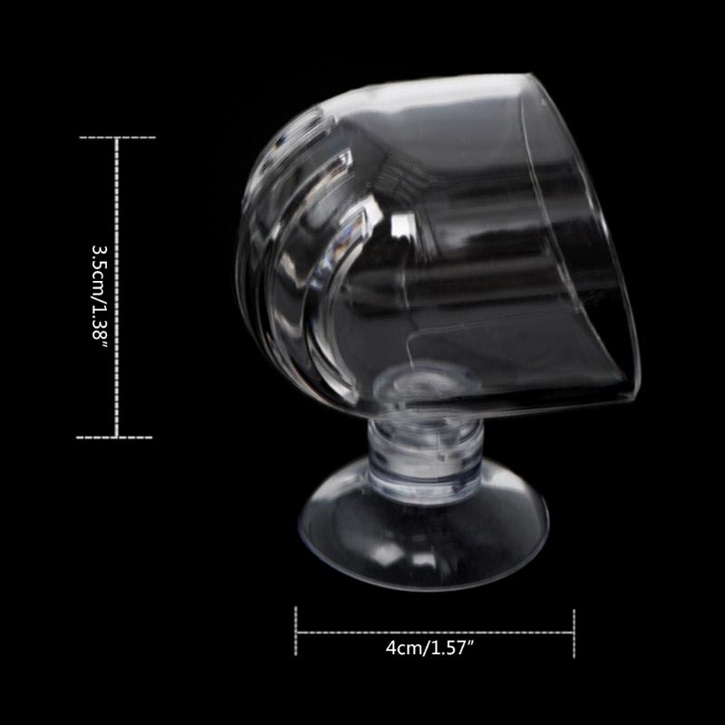 Fischfütterungsbecher Rote Wurm Fütterung Aquarium Futterkegel-Becher mit Saugnapf Aquarium Fütterungsbecher Fütterungsbecher