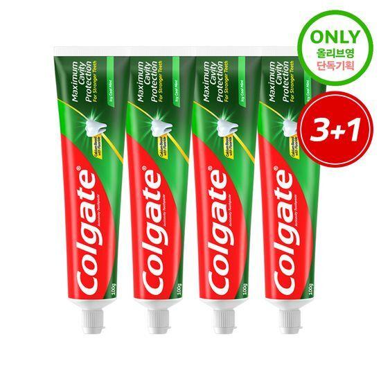 Colgate Protection Cool Mint 100g (3 units + 1 free)