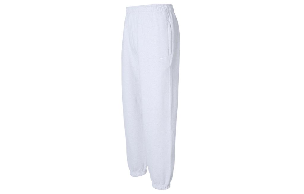 Nike Knitted Sweatpants Women's Birch Heather Thickened Cuffed Pants DA0334-051