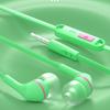 Wired Earphone In-ear Universal HiFi Stereo Noise Reduction Headphone with Cartoon Cat Ear