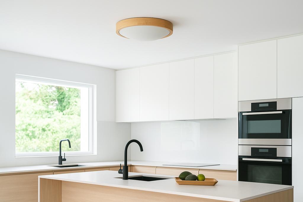 ORION Ceiling Lamp 375 OAK for living room, kitchen, bathroom, STYLISH