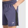 Gymshark Sport  7  Shorts Weighted Purple Black A1b3l Pb9k