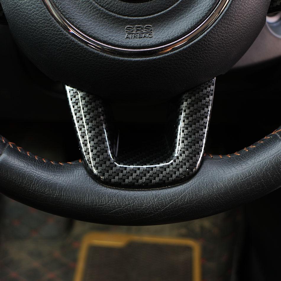 3Pcs/Set ABS Steering Wheel Trim Sticker for Jeep Renegade 2015-2021 Car Interior Decoration for Jeep Compass 2017-2020