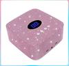 Rhinestone Wireless Rechargeable 54W Nail Lamp - Smart Induction, Quick Dry, No Blackening Hands