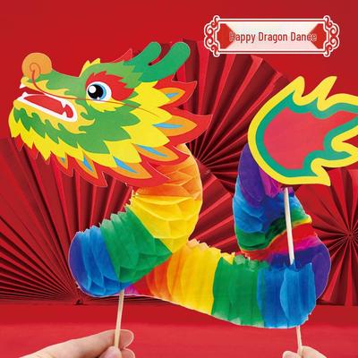 Chinesischer Drachentanz Hochzeitsfoto Requisiten DIY-Kit für Kinder