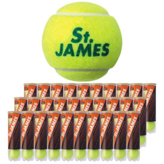 

set DUNLOP tennis balls can 4 balls [2-box product] St.JAMES (1 balls/30 cans/120 10 dozen)