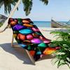 Colorful Gemstone Pattern Towel Beach Towel Quick-drying for Travel Outdoor Sports Jogging Beach and Swimming