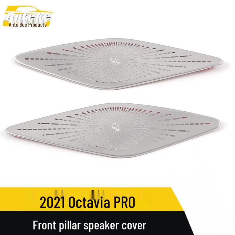 Octavia PRO Front Pillar Speaker Cover Sequins - Decorative Sticker Car Accessories