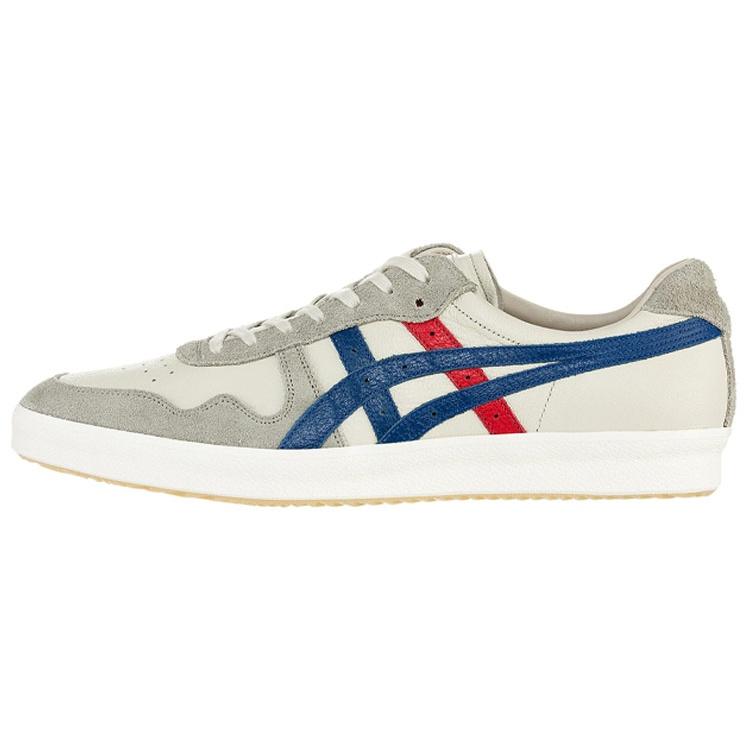 Onitsuka Tiger Fabre Low  White Blue Red  Men s 1181A061-100 EU 43.5