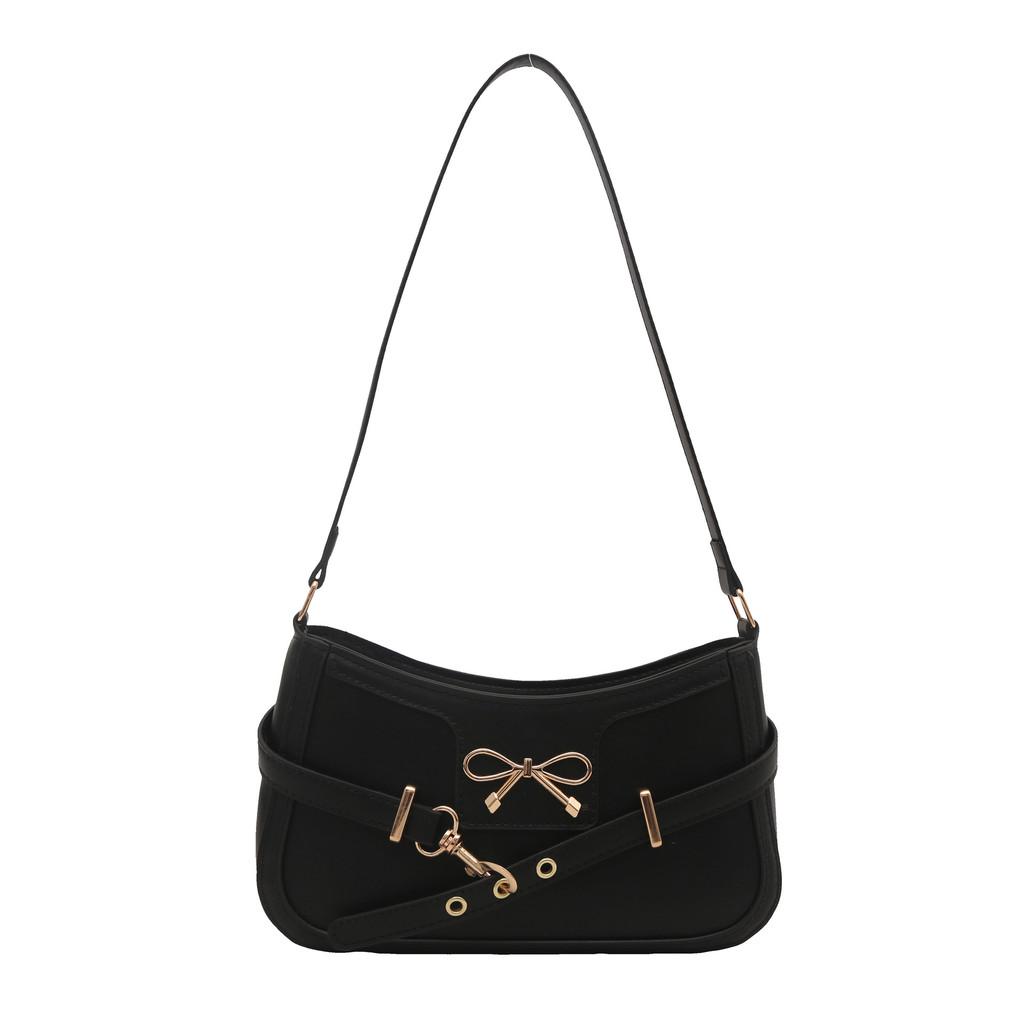 Pu Leather Womens Vintage French Style Small Crossbody Bag For Daily Use