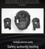 3C/Dot Certified Scorpion Retro Motorcycle Helmet - Warrior Design, All-Season Protection