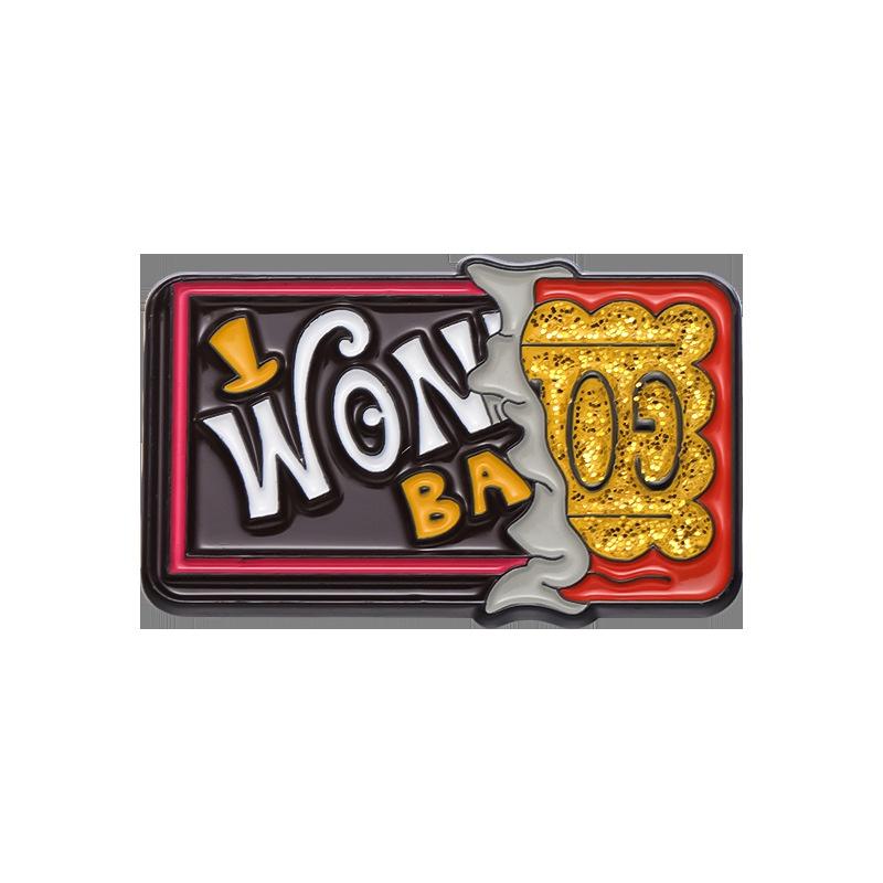 

Эмалевый значок Чарли и шоколадная фабрика Вилли Вонка Брошь Аксессуары