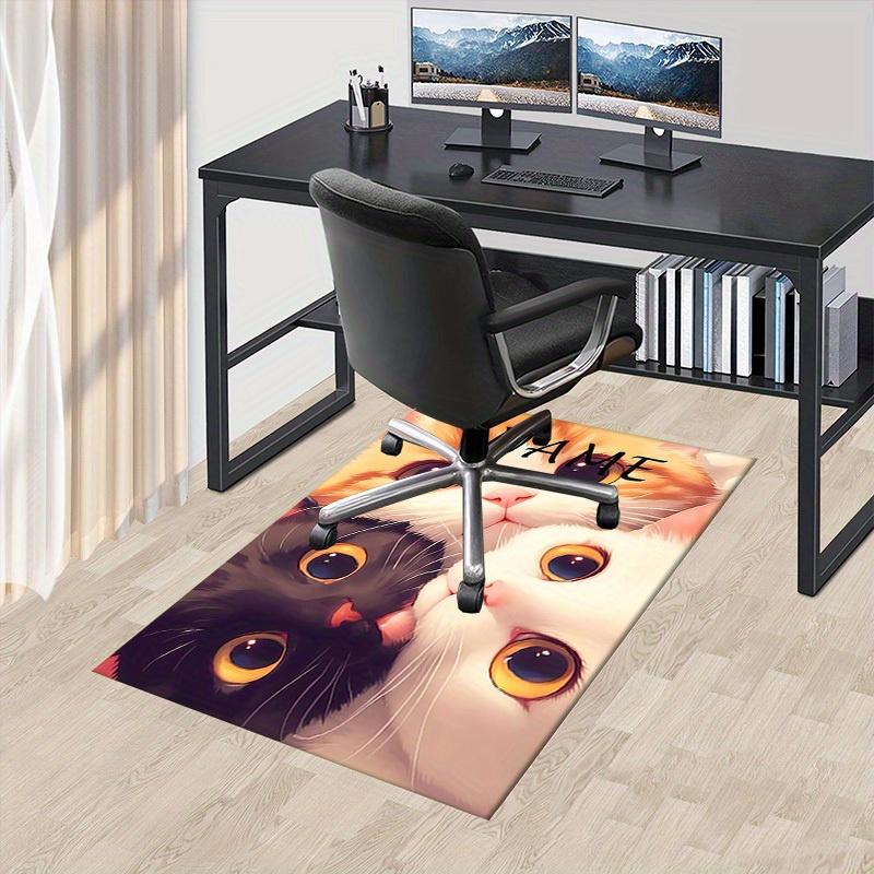 Cute, Fluffy, Adorable Office Carpet Soft Polyester Entrance Carpet Washable Non slip Machine Washab