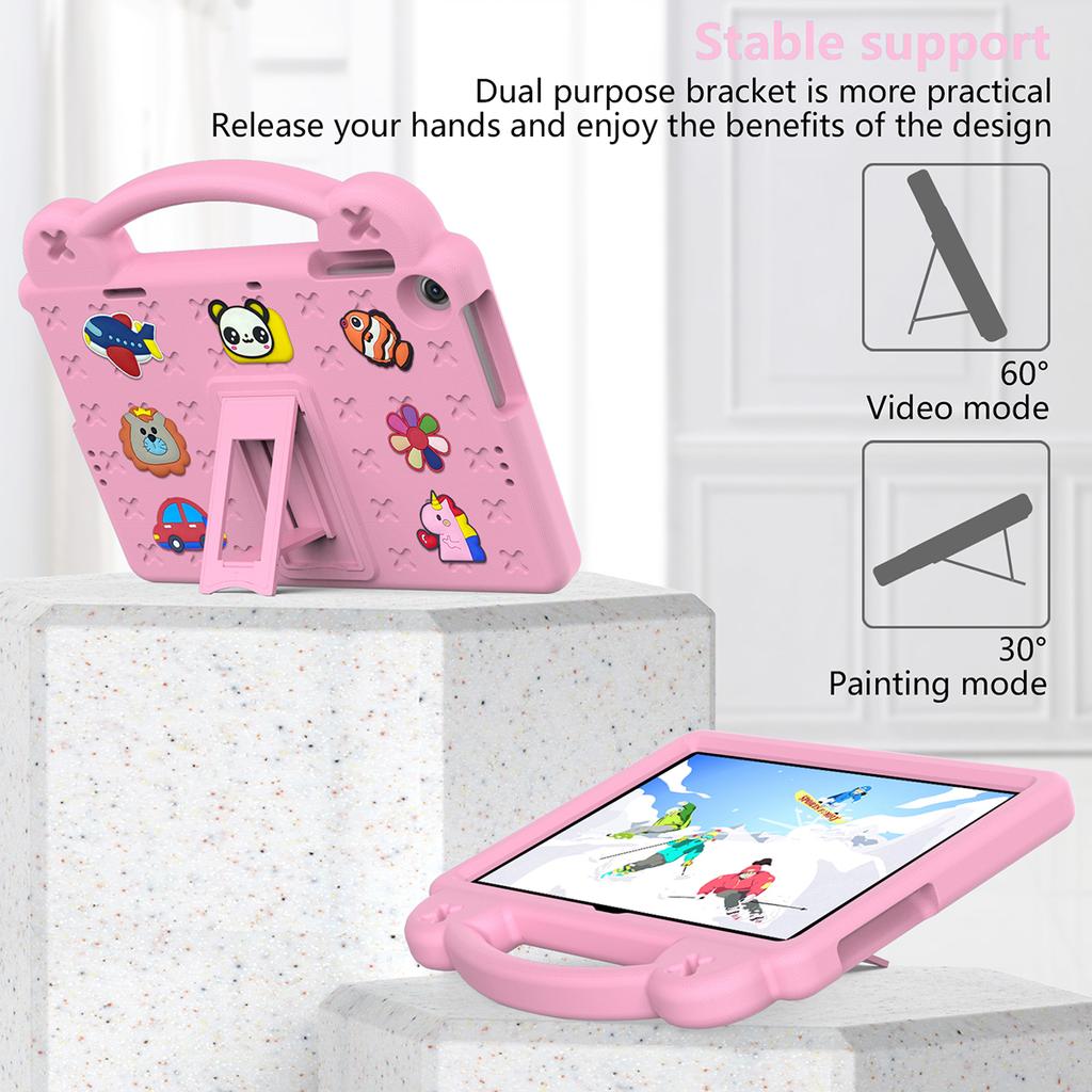 Kids EVA Bear Stand Case for Samsung Galaxy Tab A9 8.7" X110 Tab A9Plus X216 S7 S8 T870 S9FE X510 11" Tab A8 S6 Lite Cover Funda