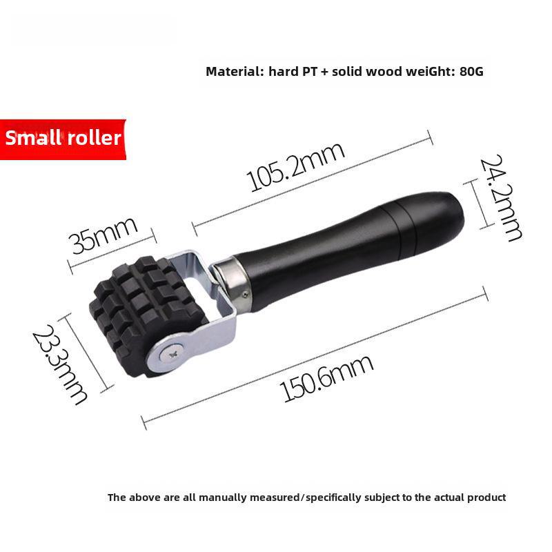 

Инструмент для звукоизоляции автомобильной аудиосистемы - Антивибрационный хлопковый валик для колес Small roller, short handle чёрный